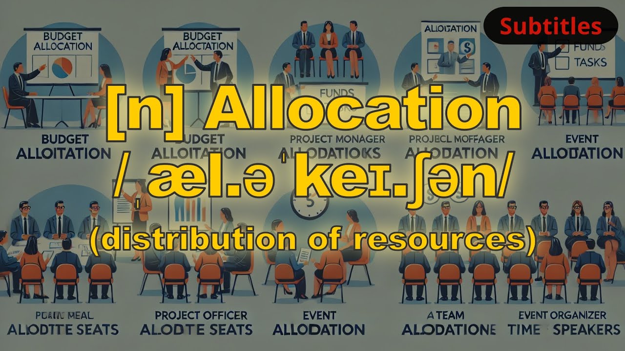 [n] Allocation meaning (distribution of resources) with 5 examples ...
