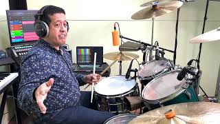 Afro-Caribbean Drumming:  How to perform the Cowbell pattern for Salsa on Drums