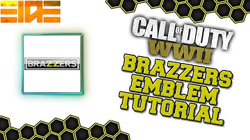 BRAZZERS | COD WW2 EMBLEM TUTORIAL