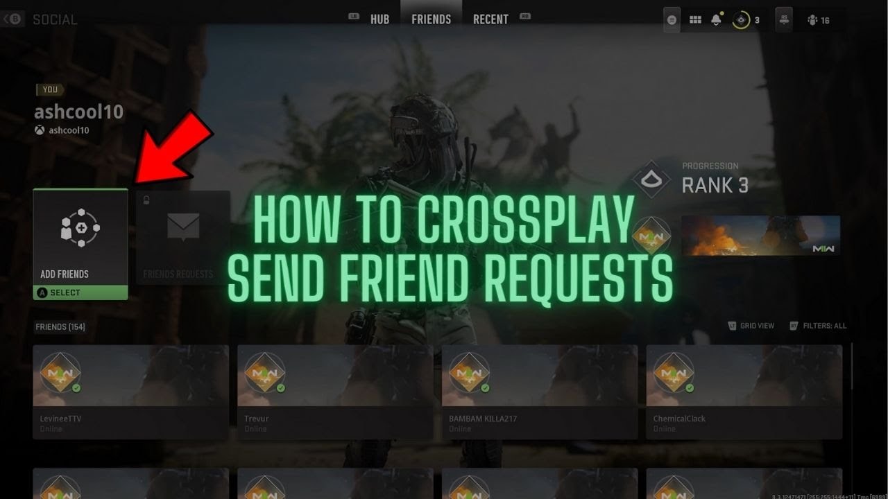 How to Add Friends with Crossplay!