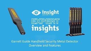 Garrett Guide Hand Held Security Metal Detector