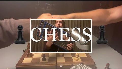 ASMR - ♟️TRIGGERS WITH CHESS♟️(tapping, scratching on a chessboard and playing a game)✨
