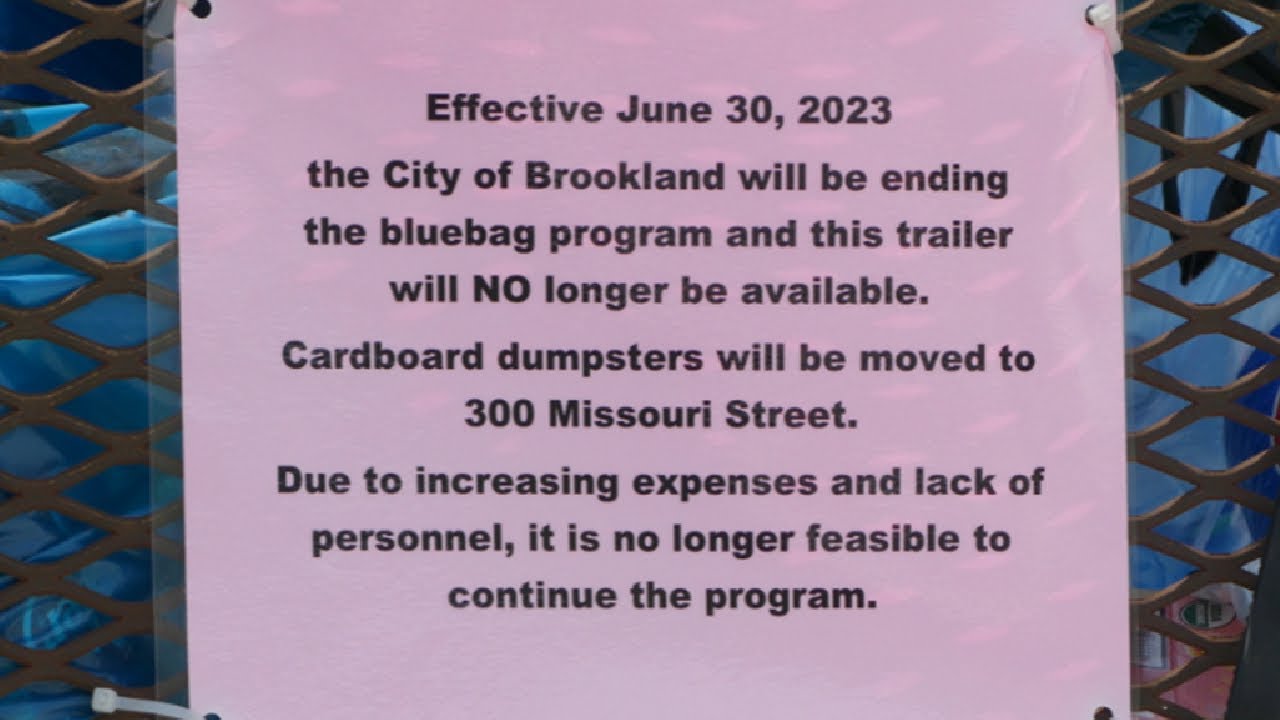 Brookland Bluebag Program Soon to no Longer be Available - YouTube