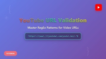 YouTube URL Validation with RegEx: Master Video ID Extraction!