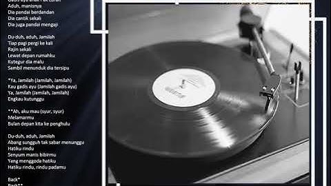 Jamal Mirdad - Jamilah (audio - lyric)
