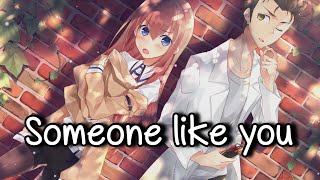 ✧Nightcore - Someone Like You (Lyrics)