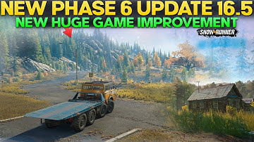 New Huge Phase 6 Update 16.5 New Game Improvements in SnowRunner You Need to Know