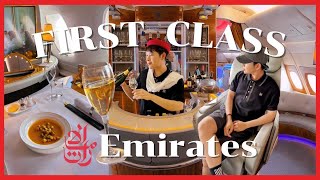 ✈️นั่ง First Class Emirates🥂ครั้งแรกในชีวิต ‼️