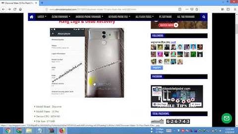 Discover Mate 10 Pro Flash File MT6580 Android 6.0 LCD Fix Hang Logo & Dead Recovery Firmware