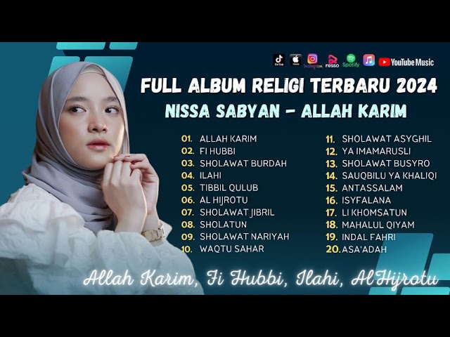 Nissa Sabyan - Allah Karim - Fi Hubbi - Ilahi | Sholawat Terbaru class=