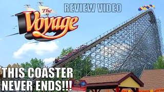 This Roller Coaster ACTUALLY Feels Long Enough!!  The Voyage Review Video