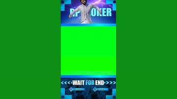 Gaming overlay ShotvideoAnimated BGMI/PUBGcharacter Green Screen Gaming overlay green screen|rpjoker