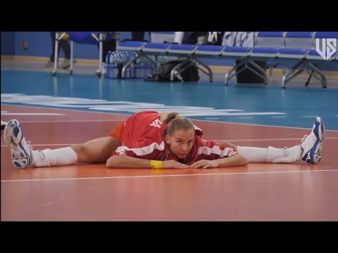 My warming up. Volleyball. Tatiana Shchukina