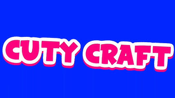 Intro for CUTY Craft //2D//intro Made on Android