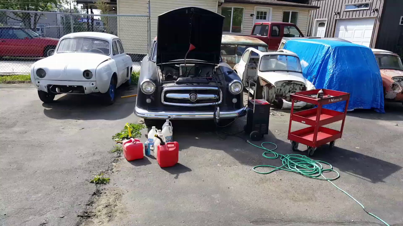 Starting The Old Flathead 1954 Nash 6 Volt Positve Ground Youtube