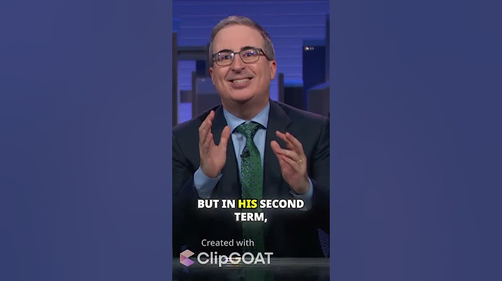 Trump & The Press – John Oliver’s Sharp Critique on Last Week Tonight (HBO) Part 6