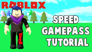 How to make a speed gamepass in Roblox Studio 2020 | Easy