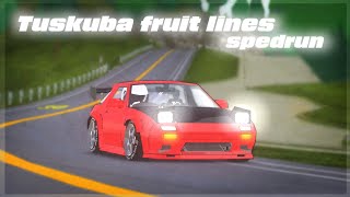 Tuskuba Fruit Lines Spedrun