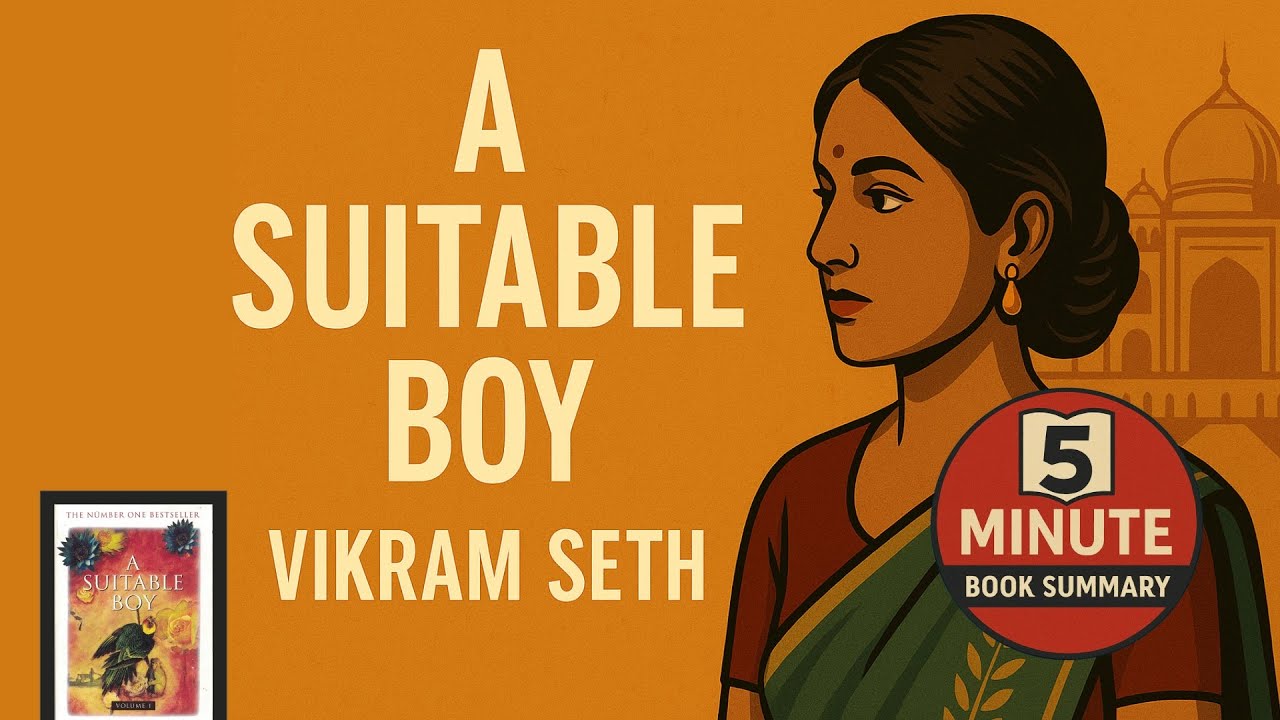 A Suitable Boy by Vikram Seth | 5 Minute Book Summary - YouTube