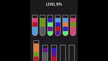 Water Sort Puzzle Level 974