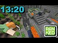 Beating Mincraft in 13 Minutes || Ranked PB