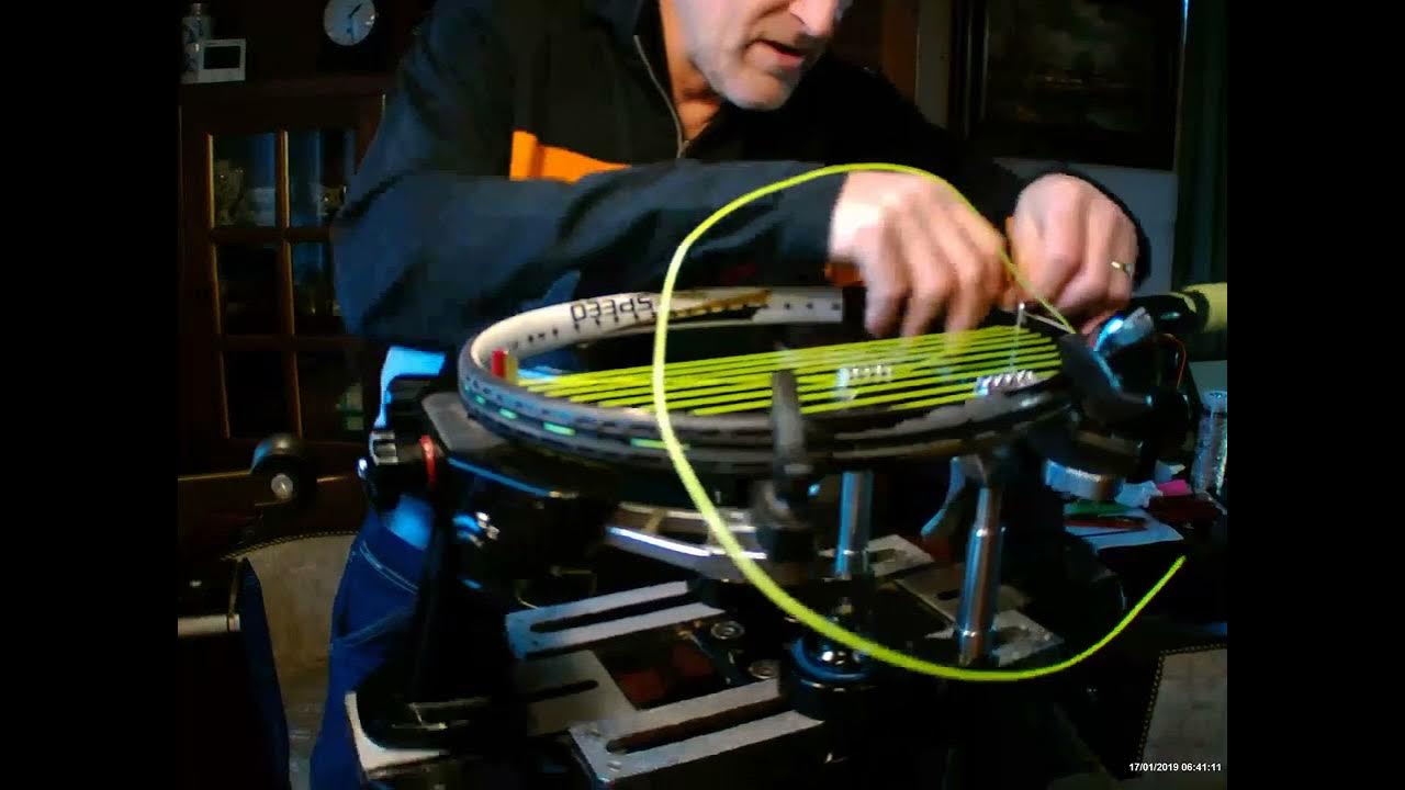 Tutorial How to string a tennis racket YouTube