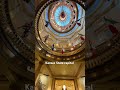 Wide view of the state capitol dome.