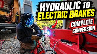 Swapping Hydraulic Surge Brakes to Electric Brakes on a PJ Tilt Bed Trailer