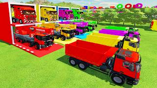 Truk warna-warni - SEMUA TRUK DEREK SCANIA XT WARNA-WARNI, TRUK SAMPAH MERCEDES MENGANGKUT DAN ME...