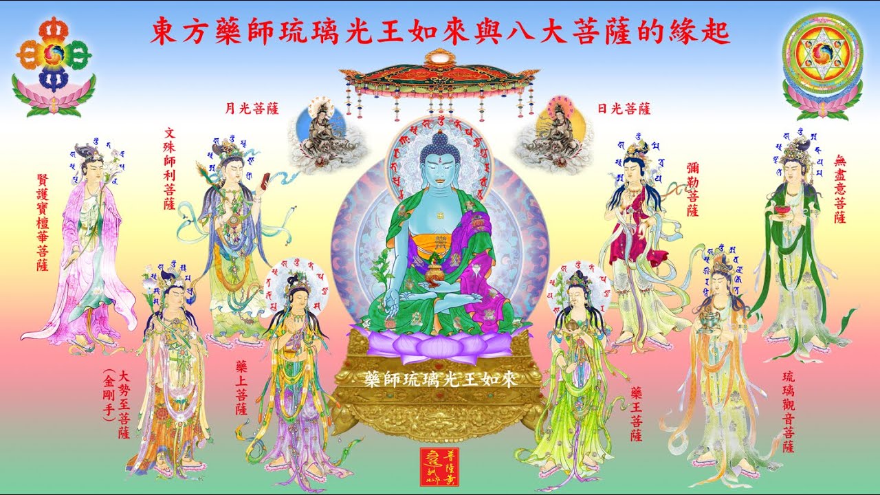 藥師琉璃光如來與八大菩薩的緣起 YouTube