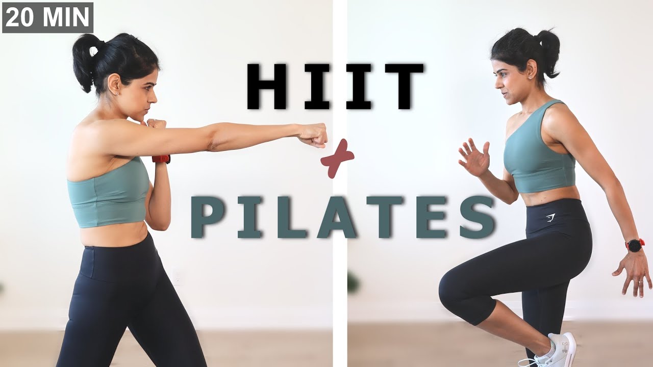 20 MIN Full Body Pilates HIIT Workout - No Equipment, Burn up to 250 ...