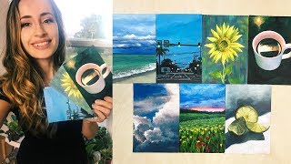 Oiltober Week 2 | Daily Oil Painting Challenge