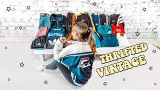 EPIC $200 THRIFT HAUL ☆ TOMMY, LEVIS, FILA, ADIDAS, NIKE (try on)