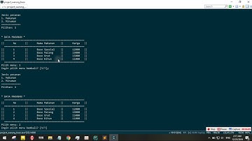 8. Program Warung Baso Menggunakan Bahasa C  - Menampilkan Data History