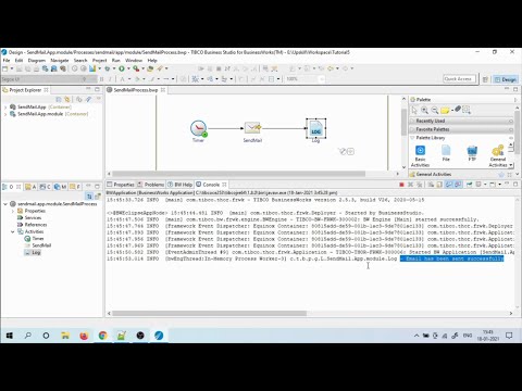 Tutorial 5 - How to send an email with an attachment to Gmail using TIBCO BusinessWorks BW6 / BWCE