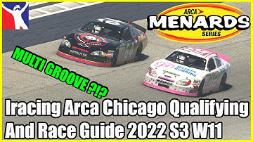 *Learning from Pros!* Iracing Arca Guide to Chicago Qualifying and Race