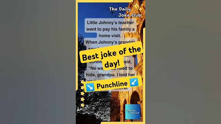 😄 BEST JOKE OF THE DAY! Little Johnny’s teacher went to. Jokes #jokes #funny #humor #comedy #johnny