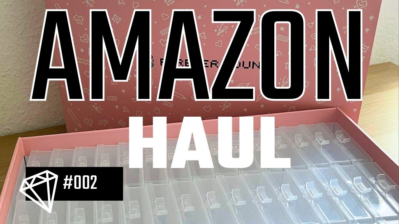 Diamond Painting | Amazon Haul | Eine Aufbewahrung und Putty 💎📦