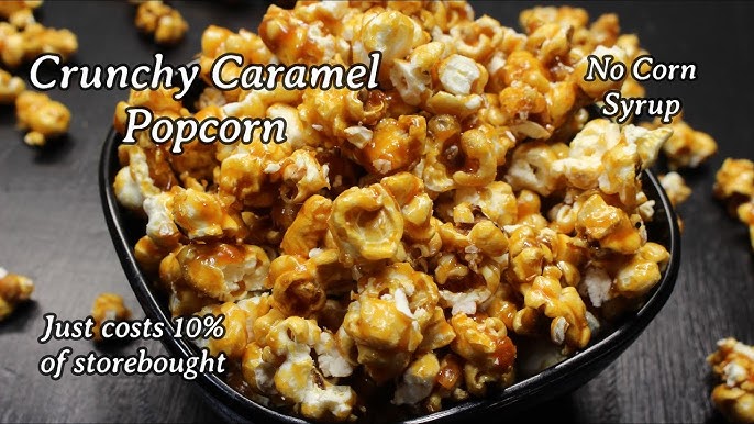 Homemade Caramel Popcorn Recipe (without Corn Syrup) - Three Olives Branch