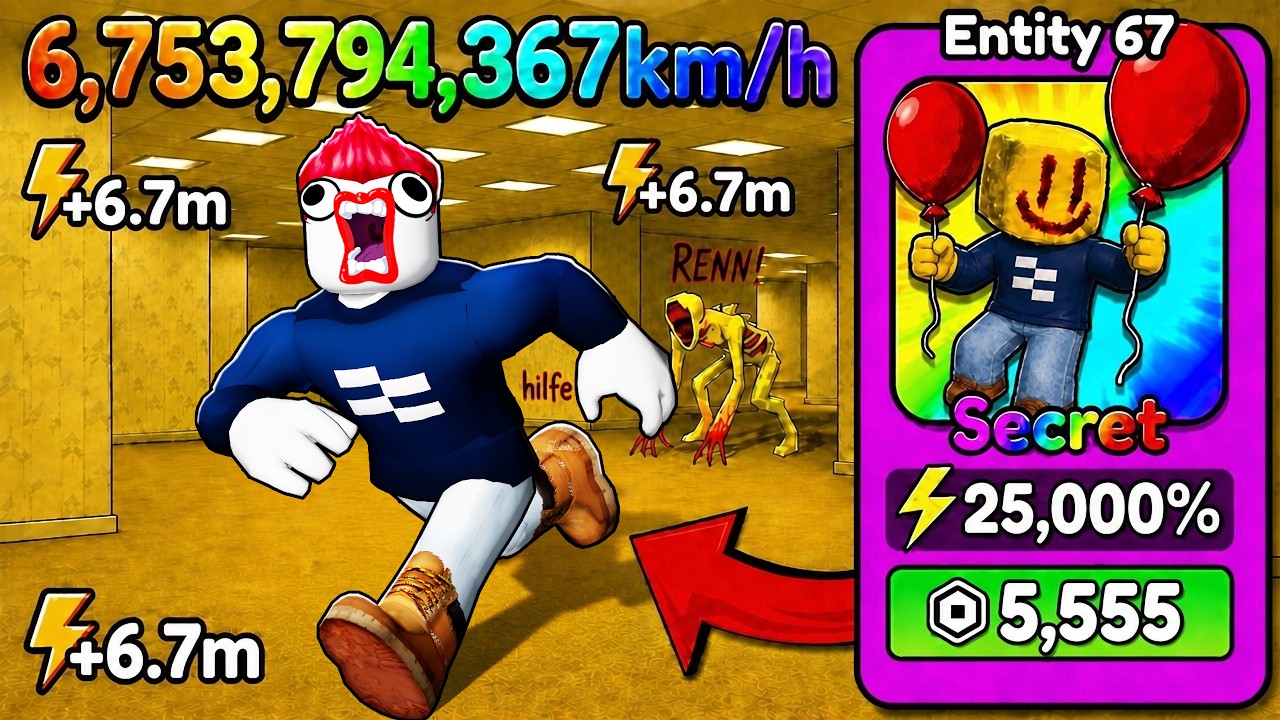 ICH BEGINNE ALS NOOB MIT BESTER ENTITÄT in BACKROOM ESCAPE! (Roblox)