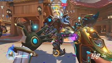 Overwatch: PTR Role Queue Symmetra Blizzard World (7-27-19)