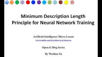 Minimum Description Length Principle for Neural Network Training