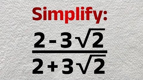 Calculator Is NOT Allowed! Can You Simplify This Radical Expression? | Conjugate Of Surds - SAT Math