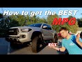 How to get the BEST MPG in your LIFTED 2020 Toyota Tacoma | Does ECT Power work?