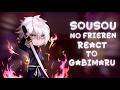 SouSou No Frieren React to Gabimaru | Hells Paradise | Gacha React