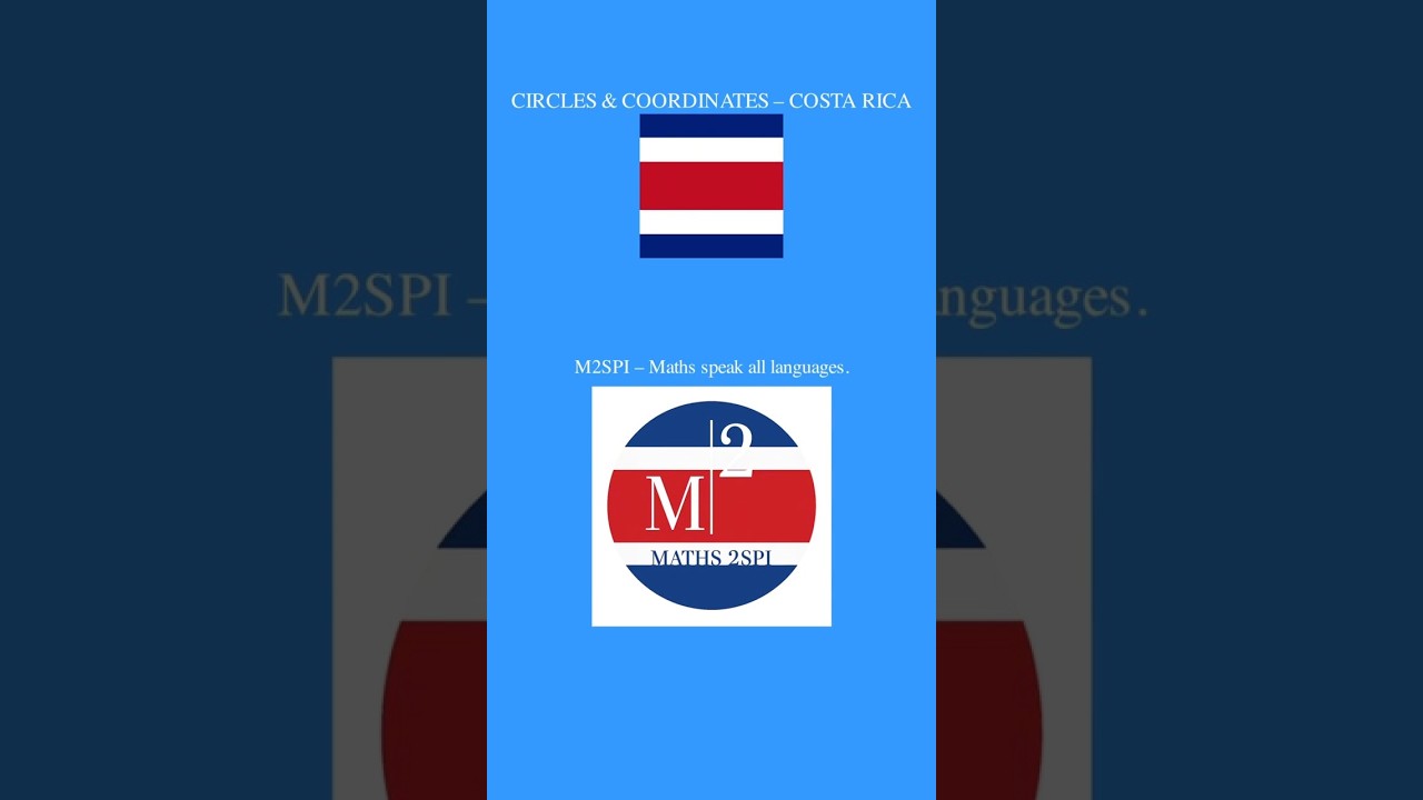 🇨🇷 COSTA RICA – Circles & Coordinates (Grade 10) | M2SPI Worldwide #17