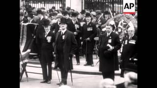 Lord Allenby Lays Wreath To Fallen