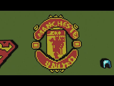 Minecraft Tutorial: How To Build The Manchester United 