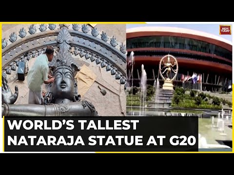 G20 Summit 2023: Mesmerizing 28 Ft. Tall Statue Installed At G20 Venue In Delhi's Bharat Mandapam