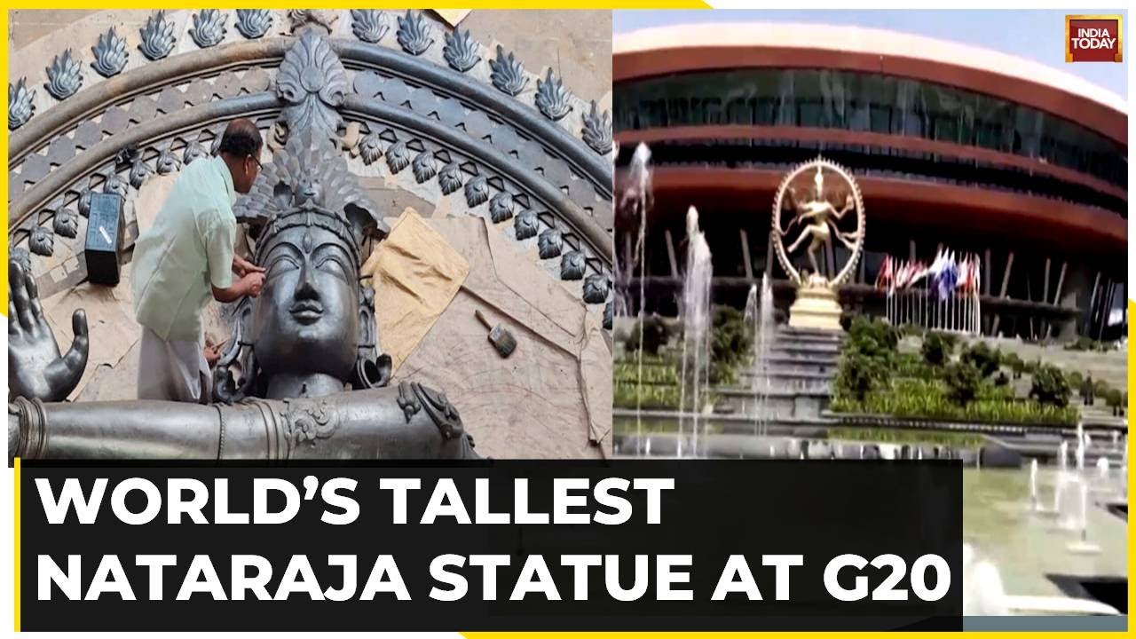 G20: Bharat Mandapam welcomes world leaders with a huge Nataraja statue;  know all about it